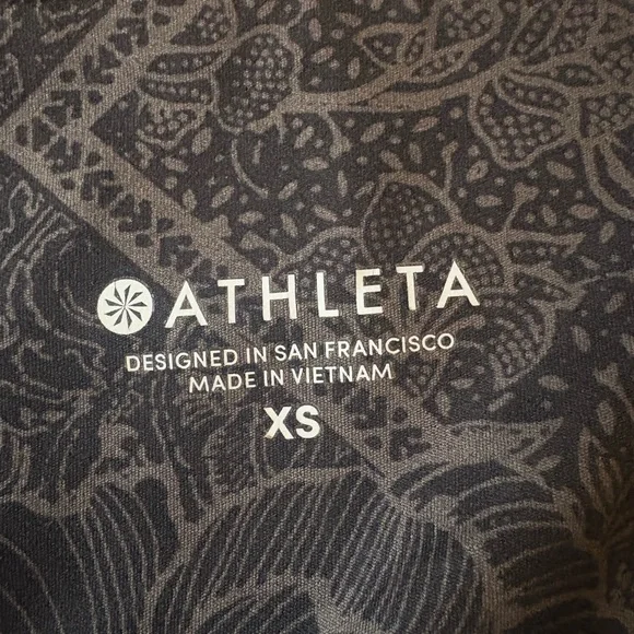 Athleta Patterned Leggings XS - Picture 6 of 8